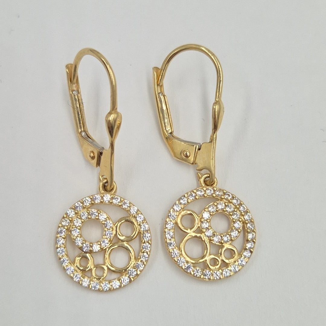 BROQUELES ORO 14K 2.7 (NUEVO)