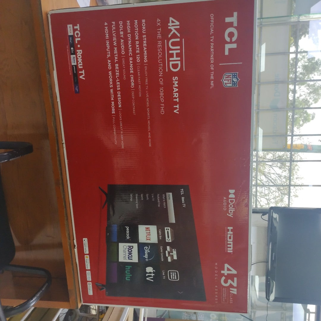 PANTALLA TCL 43S451 (2023) 43" LED 4K (SEMINUEVO)