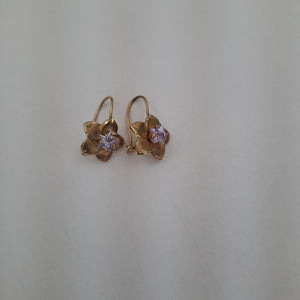 ARRACADAS PAR ORO 10 K 1.7 GRMS (SEMINUEVO)