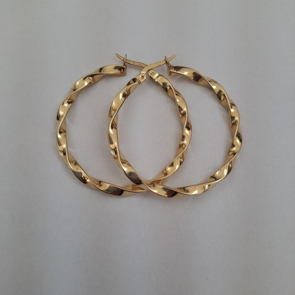 ARRACADAS PAR ORO 14 K 4.4 GRMS (SEMINUEVO)