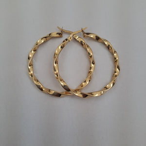 ARRACADAS PAR ORO 14 K 4.4 GRMS (SEMINUEVO)