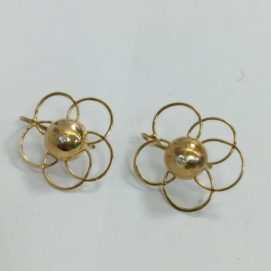 ARETES PAR ORO 10 K 4.3 GRMS (SEMINUEVO)
