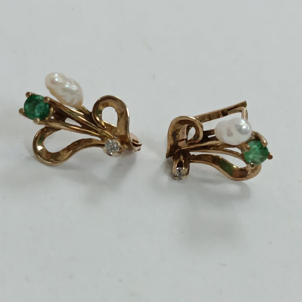 ARETES PAR ORO 10 K 2,10 GRMS (SEMINUEVO)