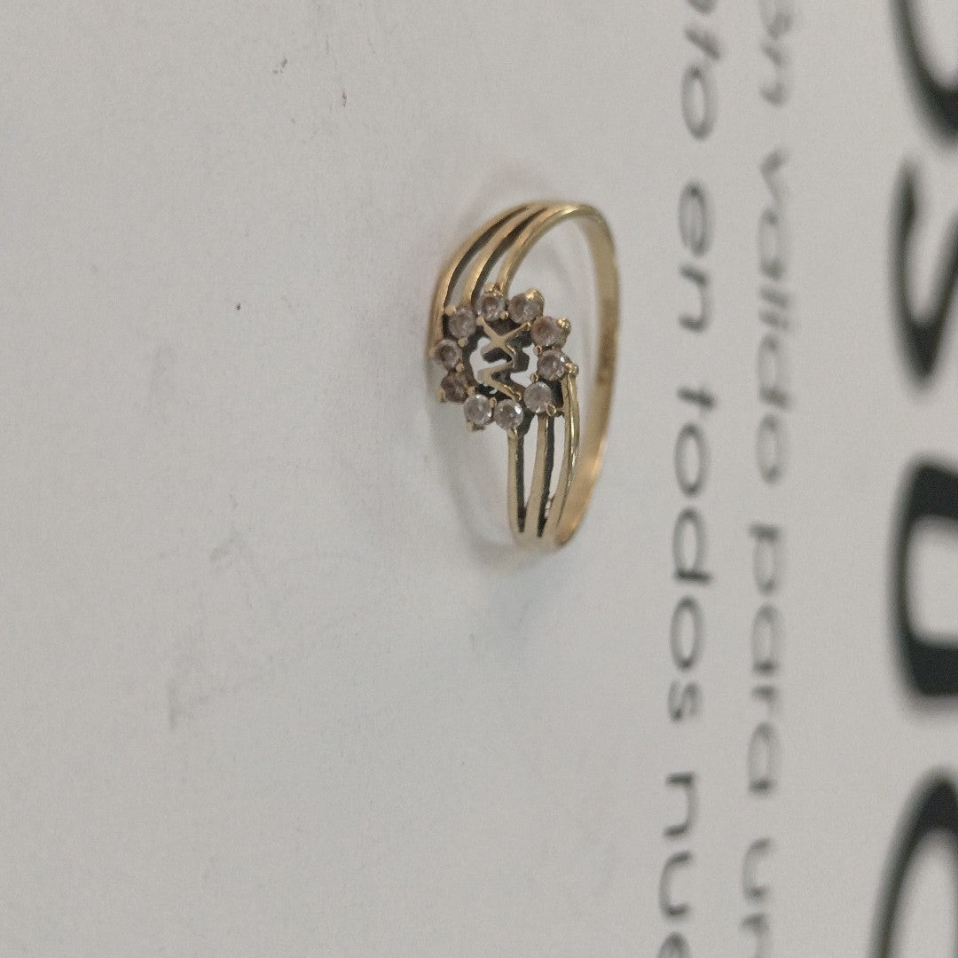 ANILLO CONMEMORATIVO ORO 10 K 1,00 GRMS (SEMINUEVO)