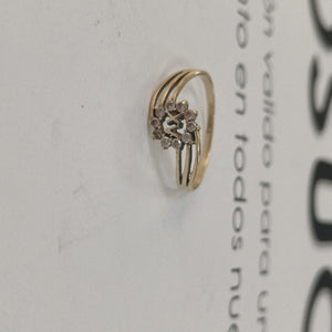 ANILLO CONMEMORATIVO ORO 10 K 1,00 GRMS (SEMINUEVO)