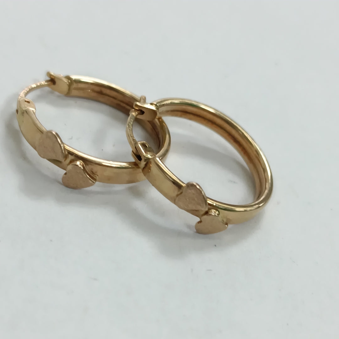 ARRACADAS PAR ORO 14 K 2.8 GRMS (SEMINUEVO)
