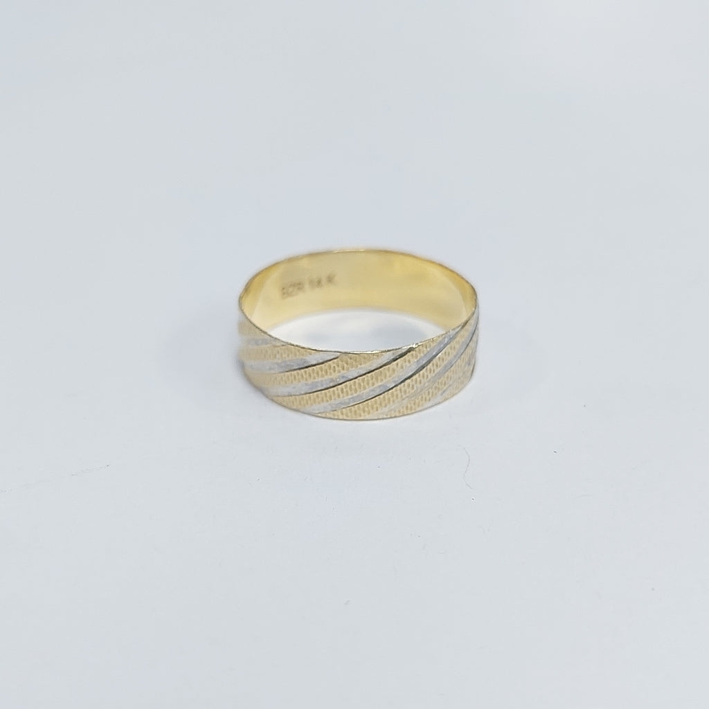 ARGOLLA ORO, RODIADO 14 K 2.3 GRMS (SEMINUEVO)