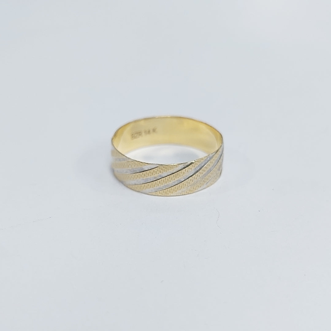 ARGOLLA ORO, RODIADO 14 K 2.3 GRMS (SEMINUEVO)