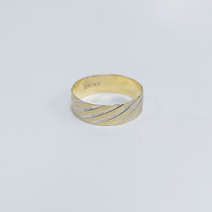ARGOLLA ORO, RODIADO 14 K 2.3 GRMS (SEMINUEVO)