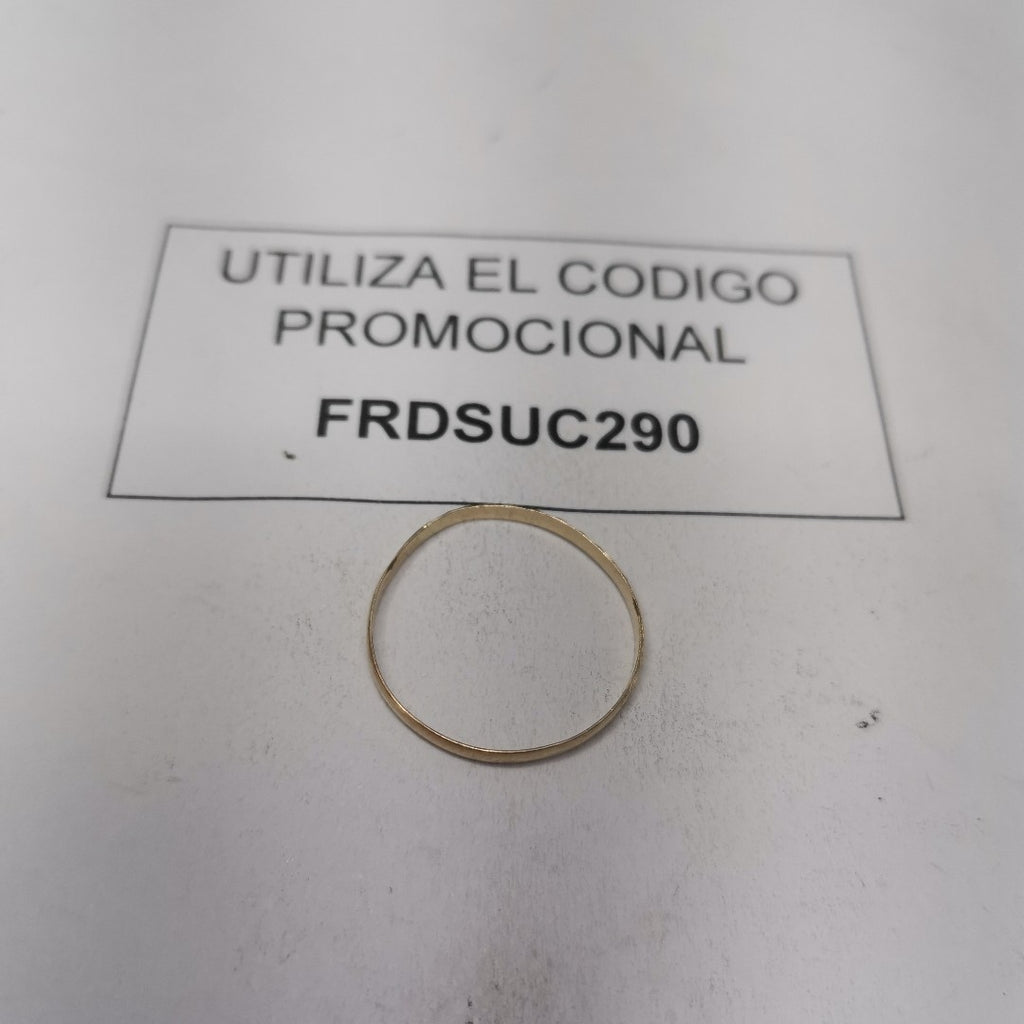 ARGOLLA ORO 14 K 0.6 GRMS (SEMINUEVO)