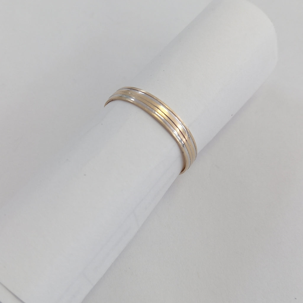 ARGOLLA ORO, RODIADO 14 K 1.6 GRMS (SEMINUEVO)