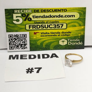ANILLITO ORO 10 K 2.5 GRMS (SEMINUEVO)