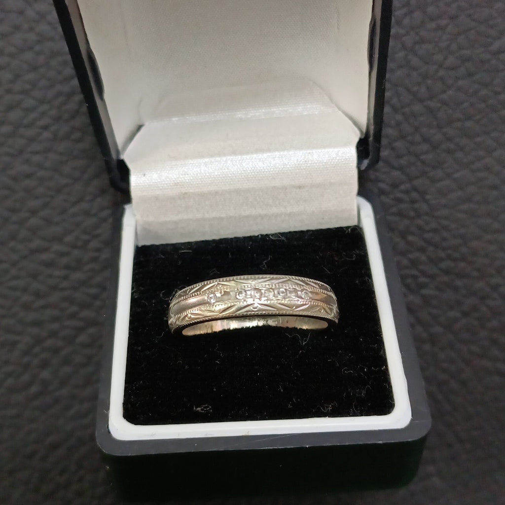 ARGOLLA ORO, ORO BLANCO 14 K 5.5 GRMS (SEMINUEVO)