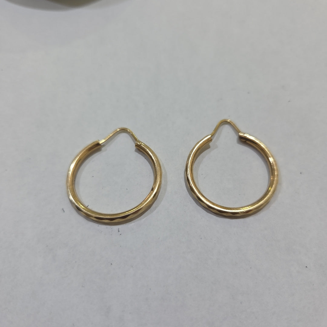 ARRACADAS PAR ORO 14 K 2.3 GRMS (SEMINUEVO)