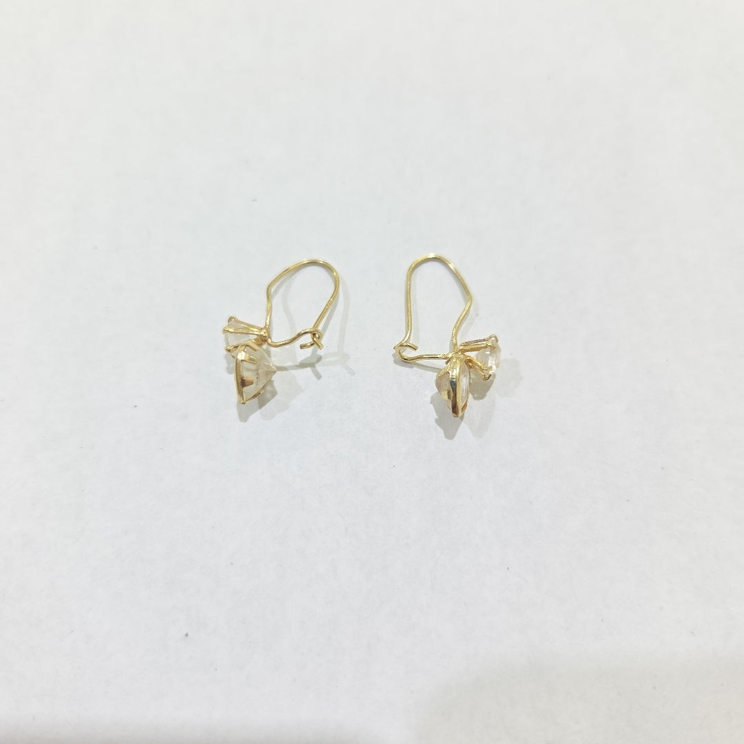 ARETES PAR ORO 14 K 1.4 GRMS (SEMINUEVO)