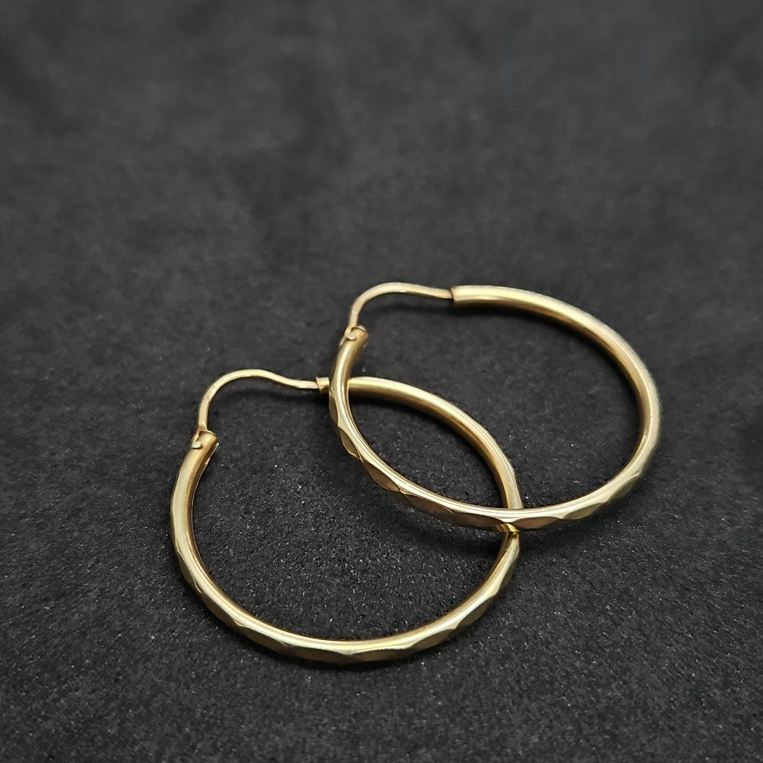 ARRACADAS PAR ORO 14 K 1.9 GRMS (SEMINUEVO)