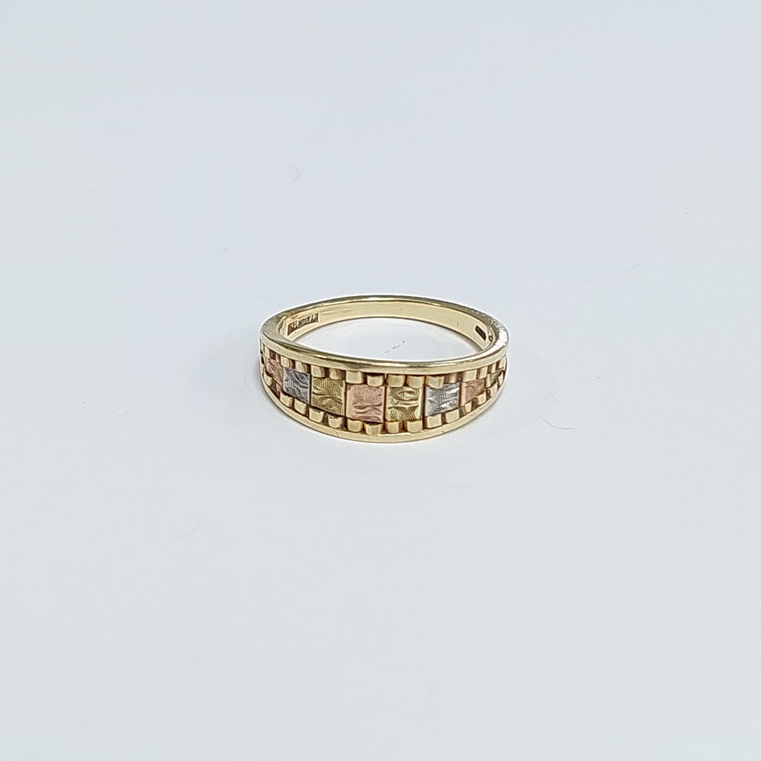 ANILLITO ORO,ORO COMBINADO 14 K 3,40 GRMS (SEMINUEVO)