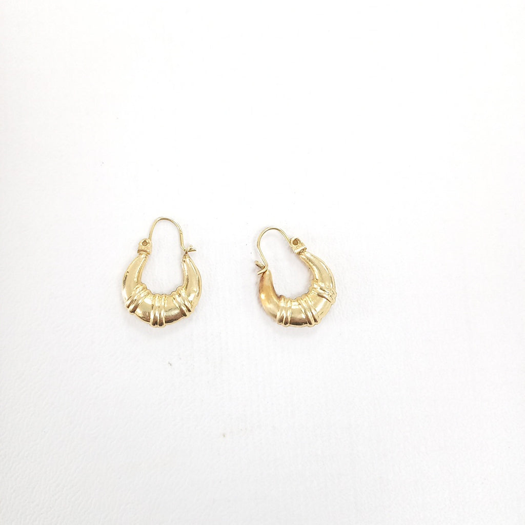 ARRACADAS PAR ORO 14 K 1.2 GRMS (SEMINUEVO)