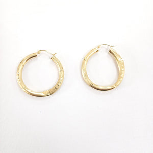 ARRACADAS PAR ORO 14 K 3.5 GRMS (SEMINUEVO)
