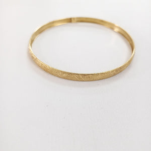 PULSERA RIGIDA ORO 14 K 4.5 GRMS (SEMINUEVO)