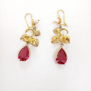 ARETES PAR ORO 10 K 14 GRMS (SEMINUEVO)