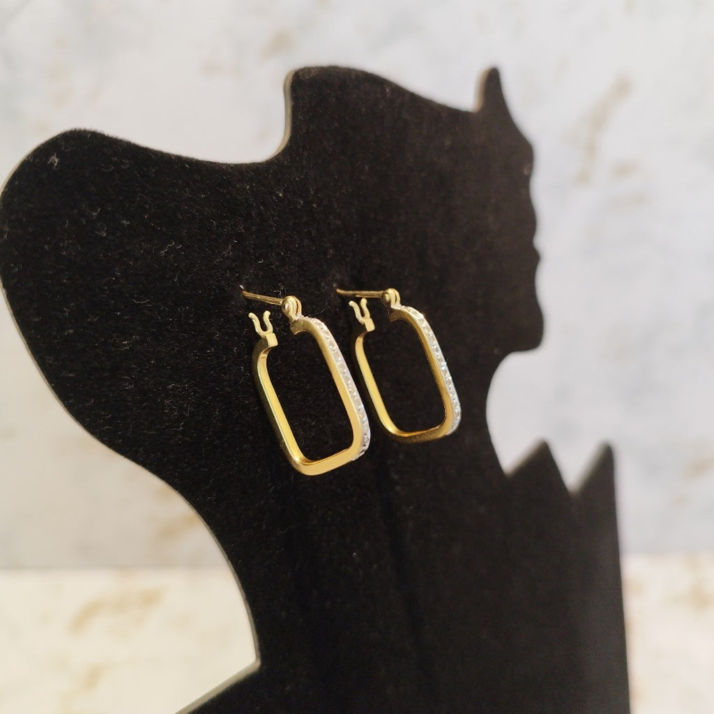 ARETES PAR ORO 18 K 5,80 GRMS (SEMINUEVO)
