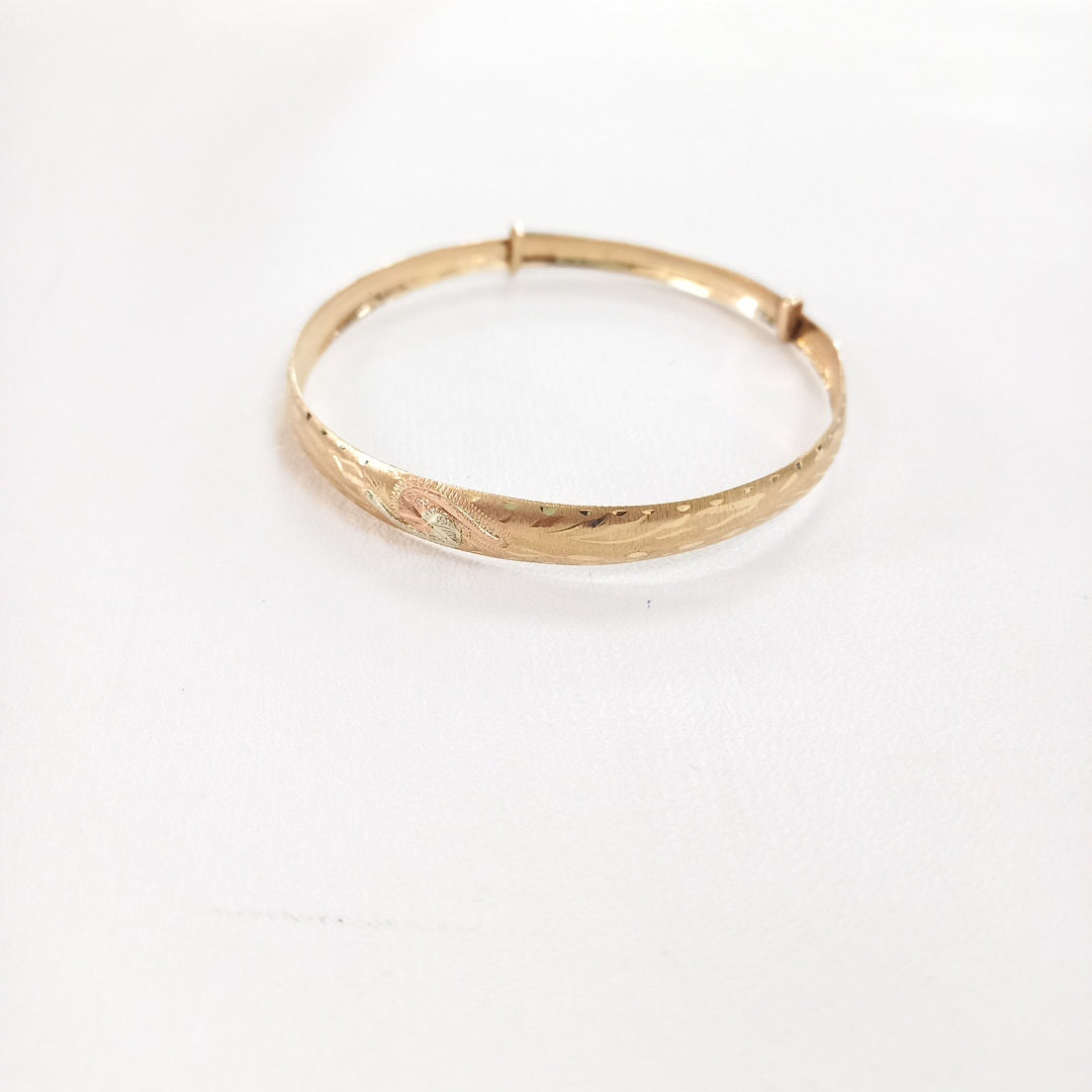 PULSERA RIGIDA ORO 10 K 5.4 GRMS (SEMINUEVO)