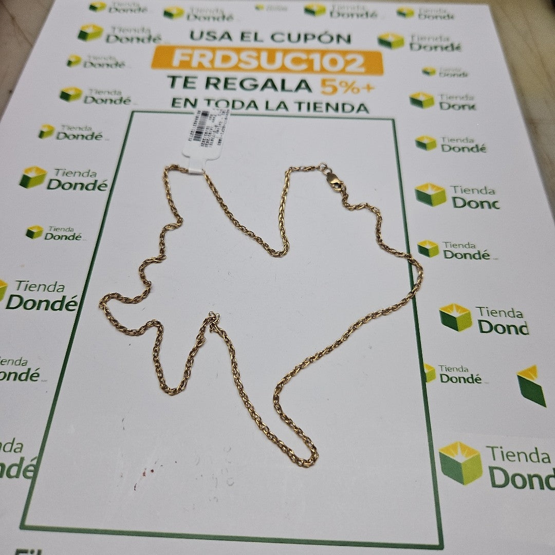 CADENA ORO 10 K 4,90 GRMS (SEMINUEVO)