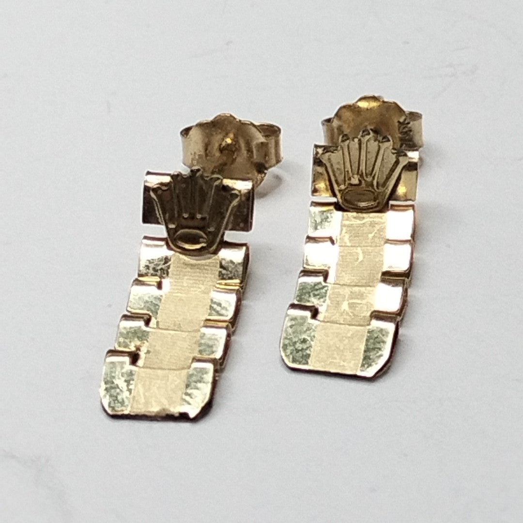 ARETES PAR ORO 14 K 1.6 GRMS (SEMINUEVO)