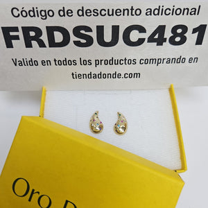 BROQUELES ORO 10K 1.8 (NUEVO)