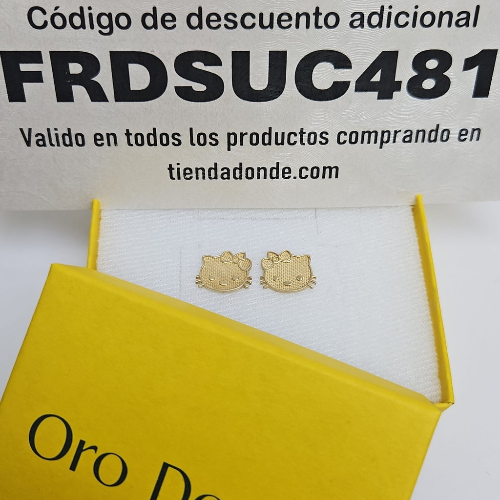 BROQUELES ORO 10K 2.2 (NUEVO)
