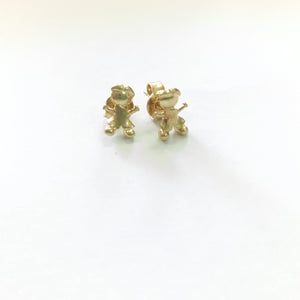 BROQUELES PAR ORO 14 K 1 GRMS (SEMINUEVO)