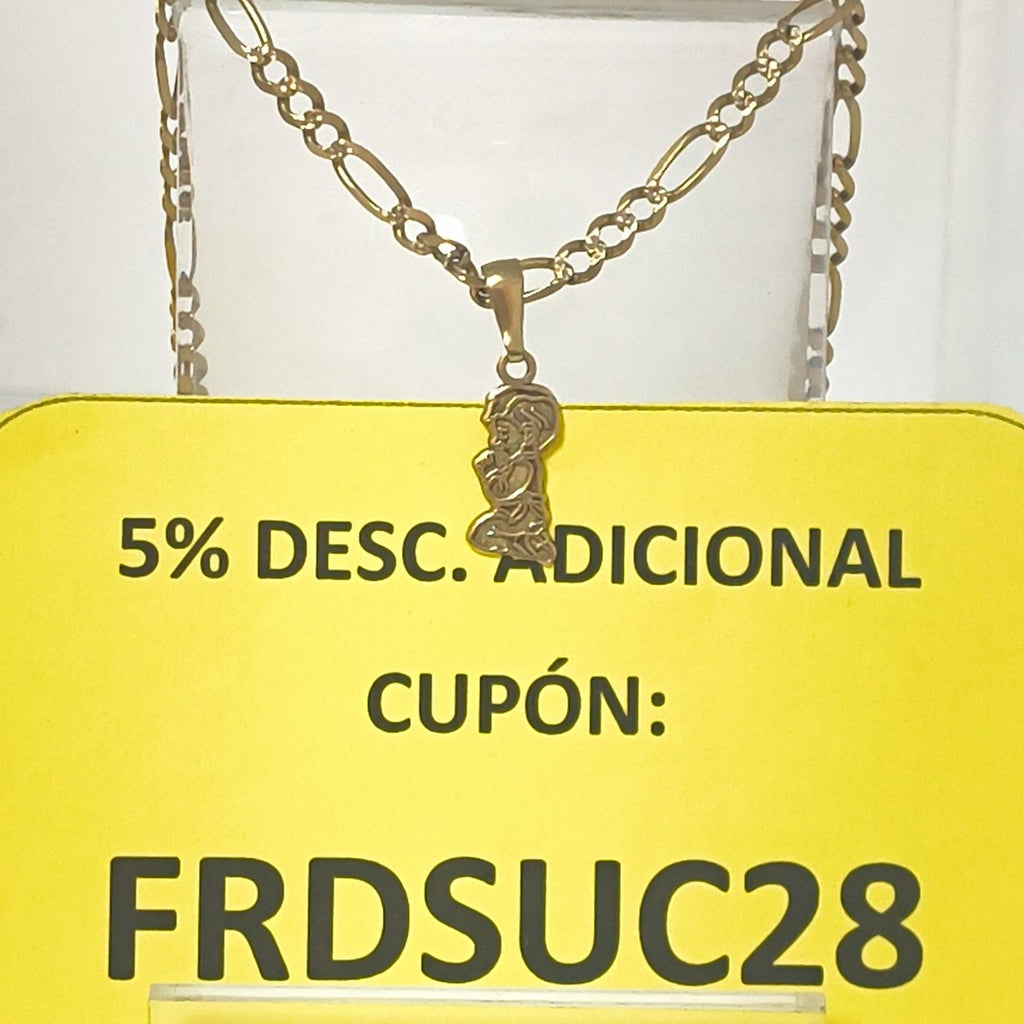 CADENA,DIJE ORO 14 K 12,10 GRMS (SEMINUEVO)