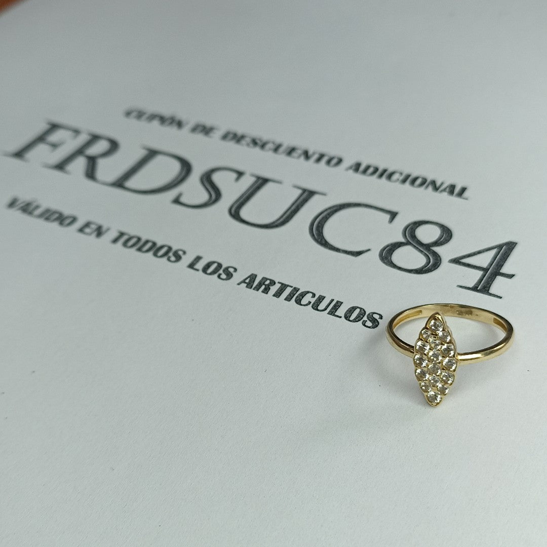 ANILLOS DAMA ORO 14K 2 (NUEVO)