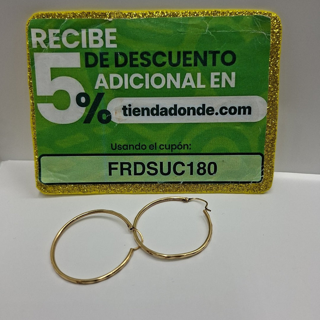 ARRACADAS PAR ORO 14 K 2,70 GRMS (SEMINUEVO)