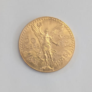 Moneda Centenario Cincuenta Pesos Oro Mexicano 21.6K