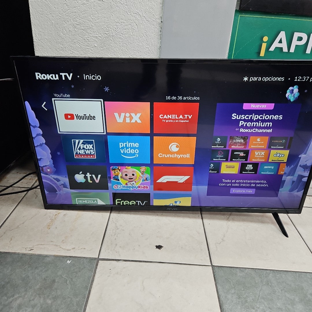 PANTALLA ATVIO 40D1BS-FATSC (2022) 40" LED FULL HD