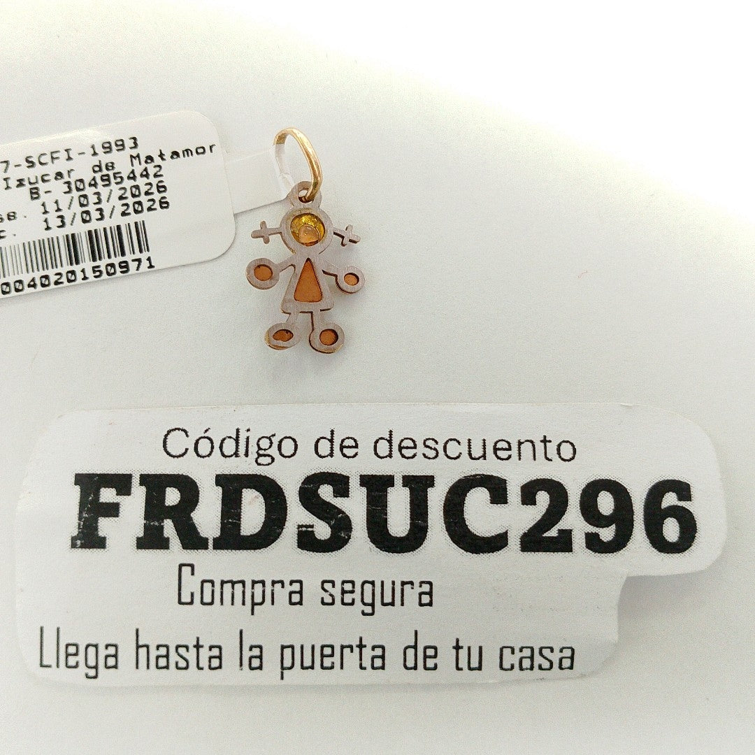 DIJE ORO 14 K 0.8 GRMS (SEMINUEVO)