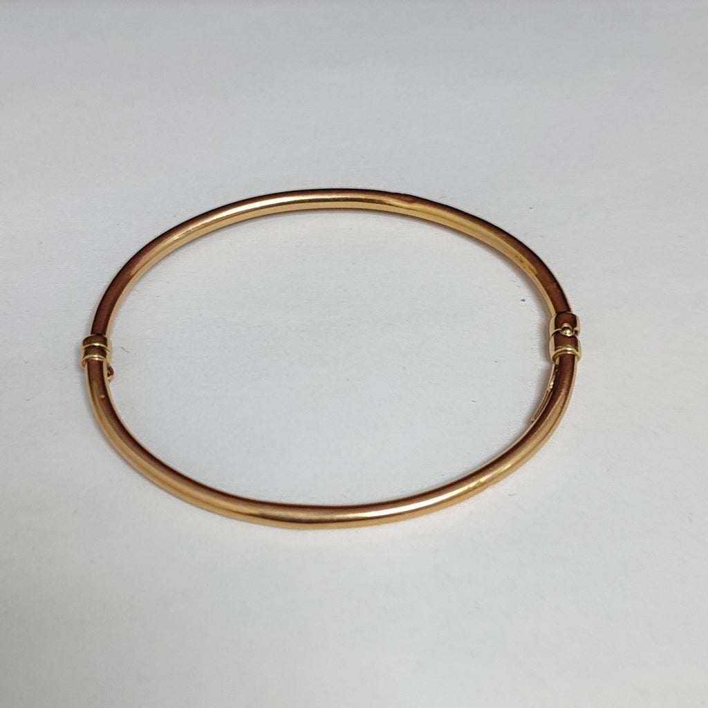 PULSERA RIGIDA ORO 14 K 4.6 GRMS (SEMINUEVO)