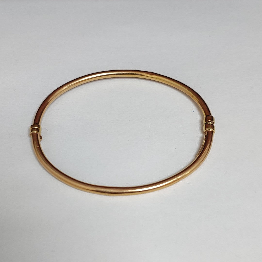PULSERA RIGIDA ORO 14 K 4.6 GRMS (SEMINUEVO)