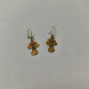 ARETES PAR ORO 18 K 3.5 GRMS (SEMINUEVO)