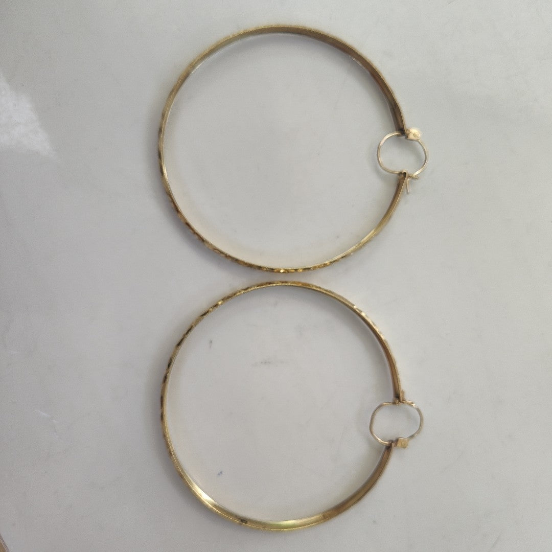 ARRACADAS PAR ORO 10 K 10.9 GRMS (SEMINUEVO)