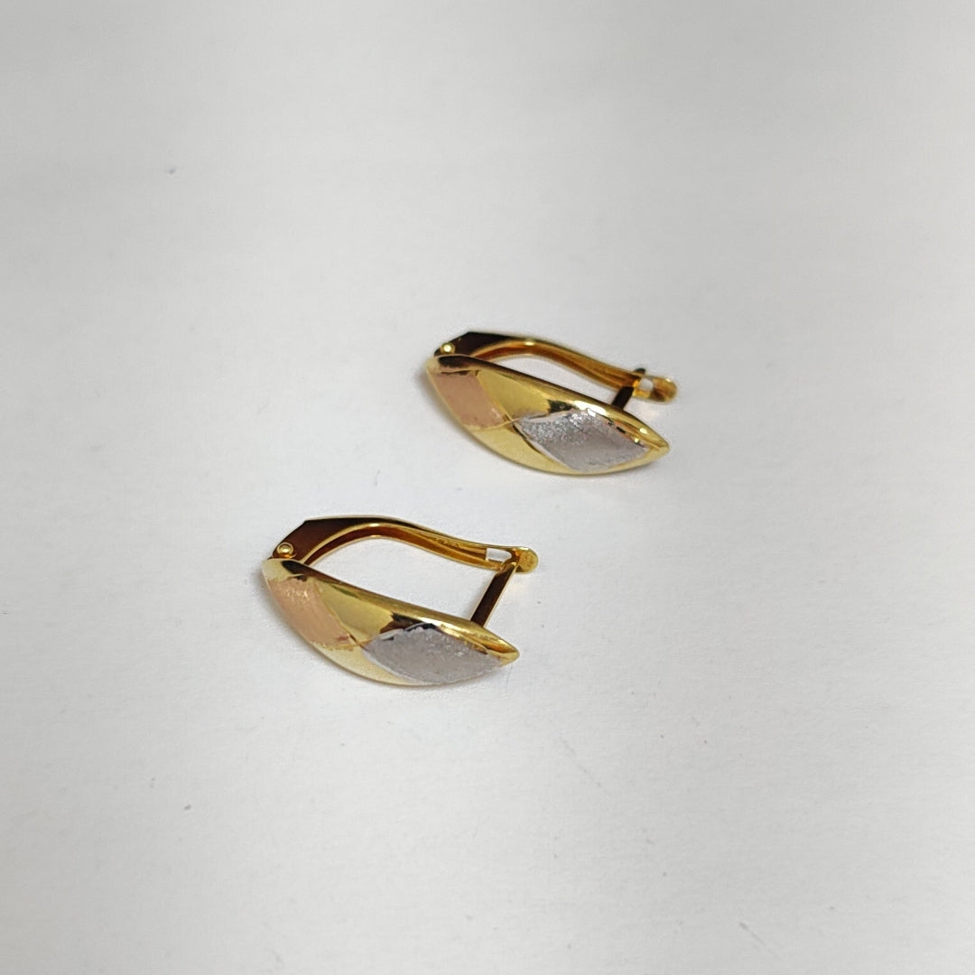 ARETES PAR ORO 14 K 2,00 GRMS (SEMINUEVO)
