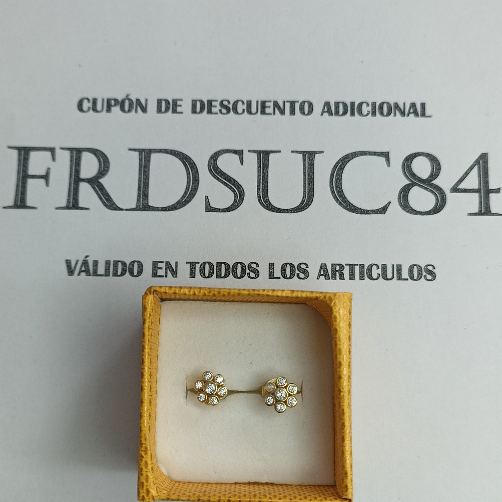 BROQUELES ORO 10K 1.2 (NUEVO)