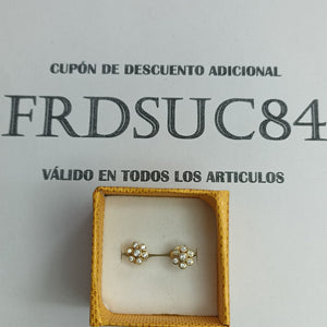 BROQUELES ORO 10K 1.2 (NUEVO)