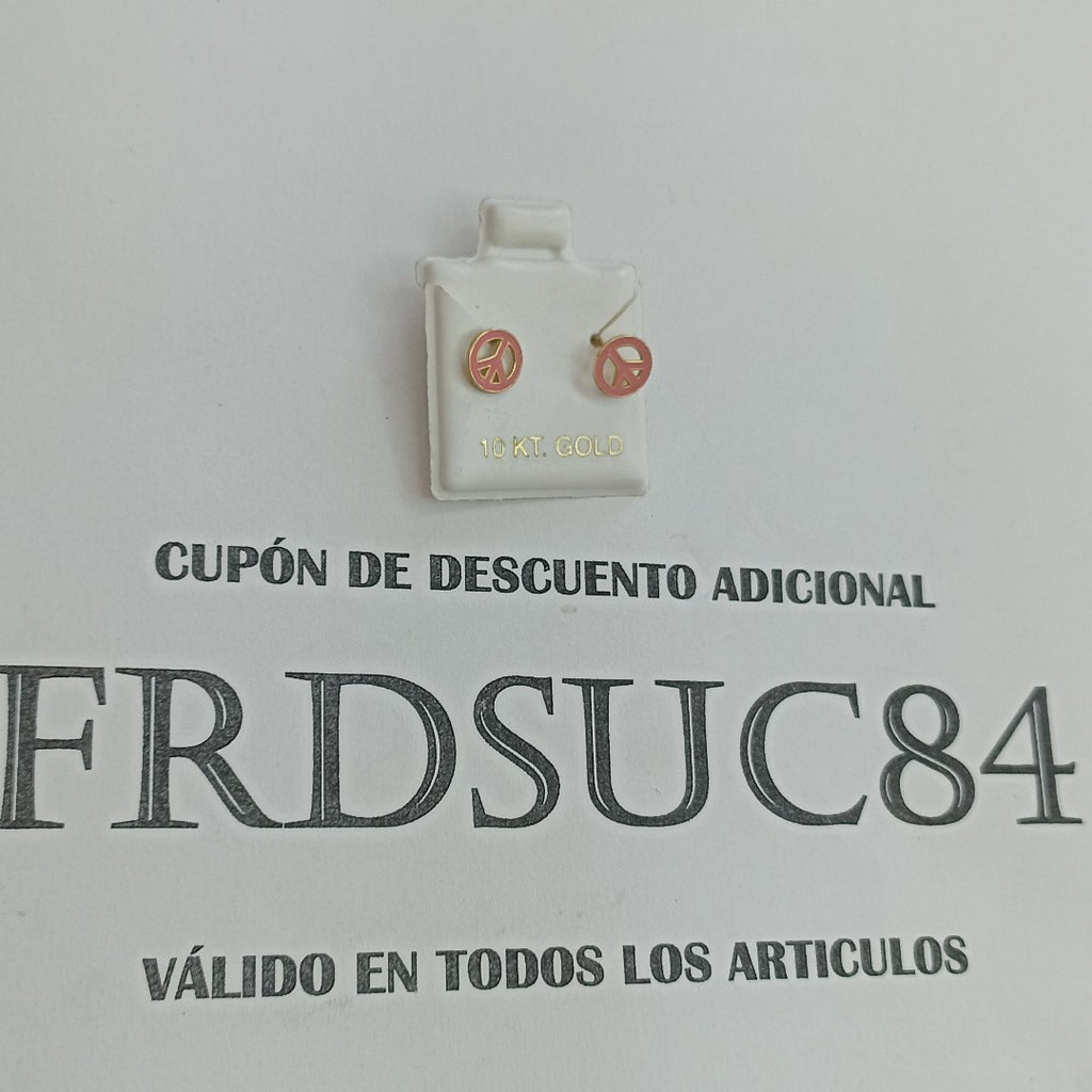 BROQUELES ORO 10K 1 (NUEVO)