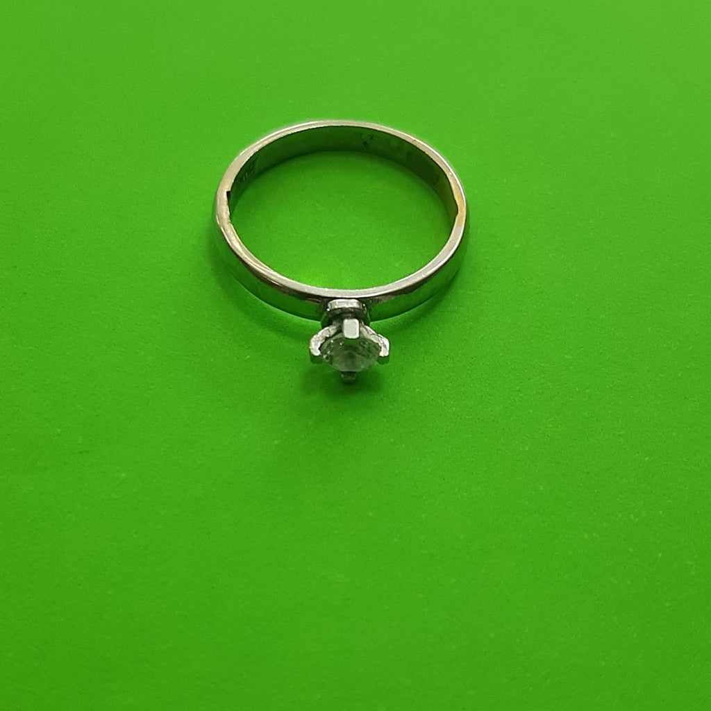 ANILLITO ORO, ORO BLANCO 14 K 2 GRMS (SEMINUEVO)