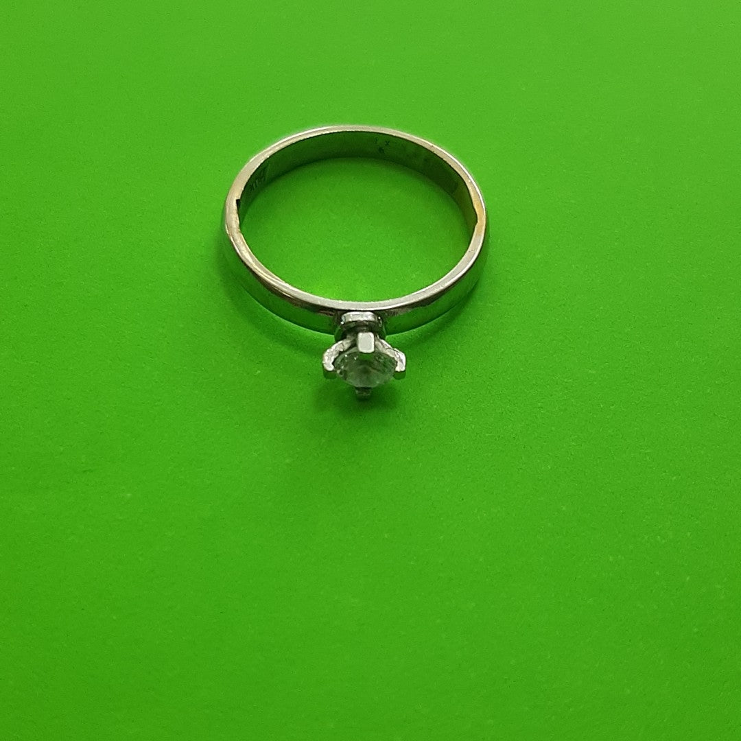ANILLITO ORO, ORO BLANCO 14 K 2 GRMS (SEMINUEVO)