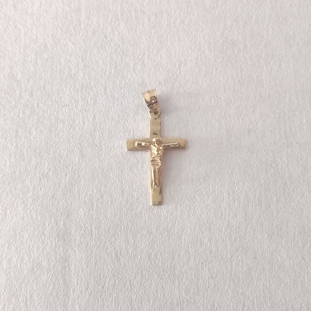 CRUCIFIJO ORO 14 K 1,50 GRMS (SEMINUEVO)