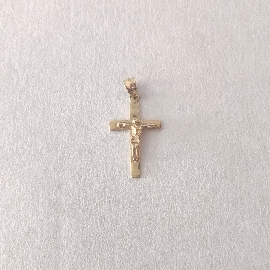 CRUCIFIJO ORO 14 K 1,50 GRMS (SEMINUEVO)